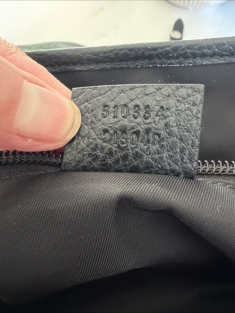 Gucci Black GG Nylon Messenger Bag with Leather Trim - Picture 10 of 13